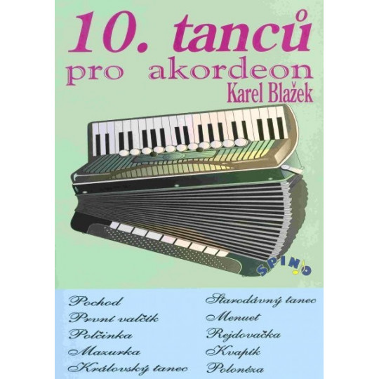 10. tanců pro akordeon - Karel Blažek