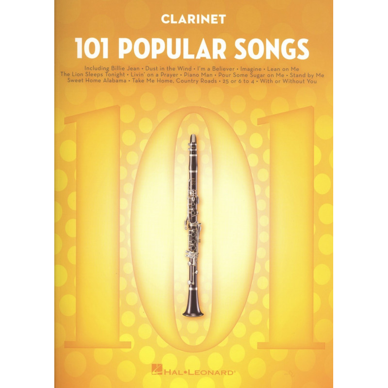 101 Popular Songs for Clarinet
