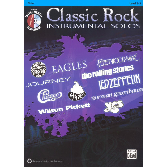 CLASSIC ROCK - Instrumental Solos + CD / příčná flétna