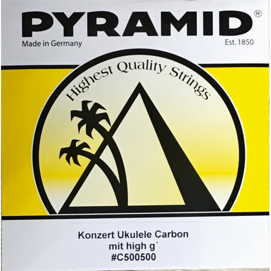 Pyramid struny na koncertní ukulele nylon carbon