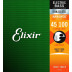 Elixir struny pro 4-strunnou elektrickou baskytaru 45-100, ocelové; NanoWeb coating.