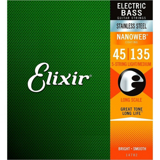 Elixir 14782 NanoWeb 5-string 45-135