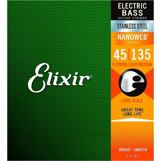 ELIXIR el. bass-5 45 - 130 struny na baskytaru