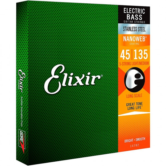 ELIXIR el. bass-5 45 - 130 struny na baskytaru