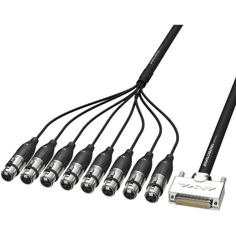 Alva AI25-8XPro3 analog multi-core cable D-Sub 25 XLR