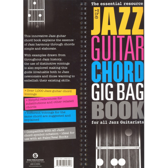Jazz Guitar Chord Gig Bag Book