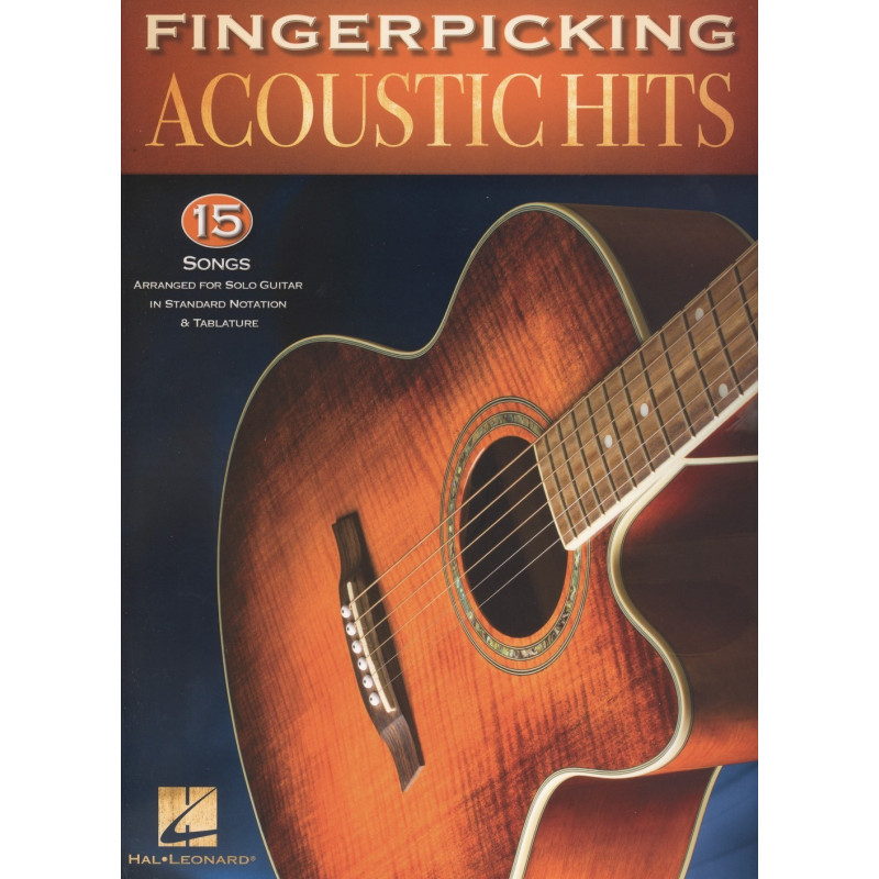 Fingerpicking ACOUSTIC HITS / zpěv, kytara + tabulatura