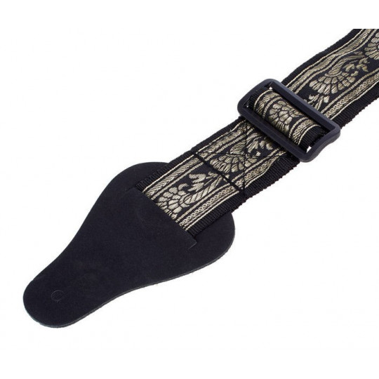 AW kytarový řemen Black & Gold