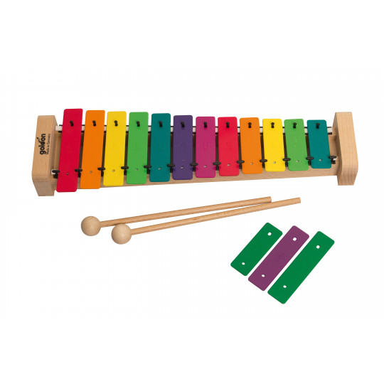 Goldon sopránový metalofon v barvách Boomwhackers