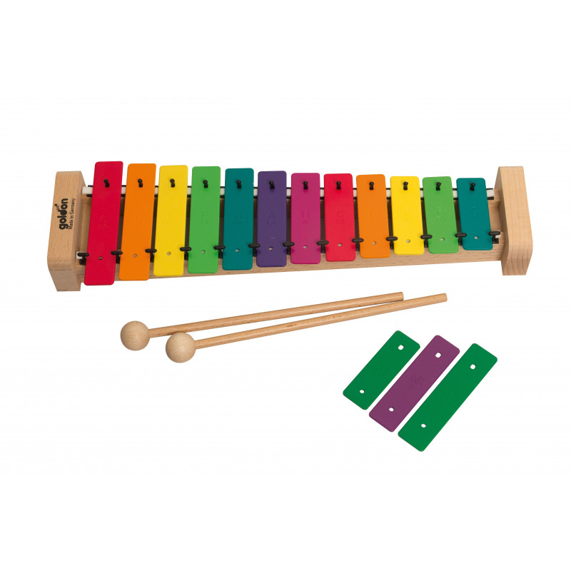 Goldon sopránový metalofon v barvách Boomwhackers