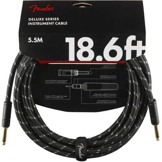 Fender Deluxe series instrument cable 18,6ft