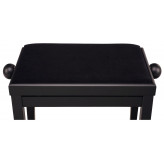 Proline klavírní stolička - černý mat