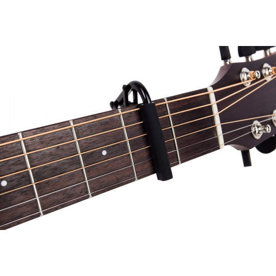 SHUBB C1k - kapodastr na akustickou a elektrickou kytaru - barva černá