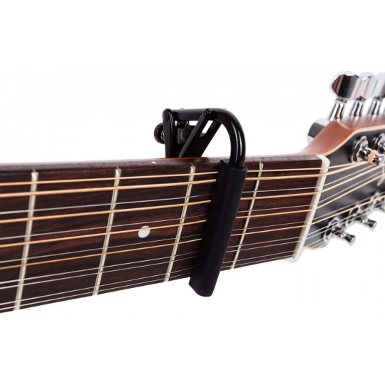 SHUBB C3k - kapodastr na 12-strunnou kytaru kytaru - barva černá