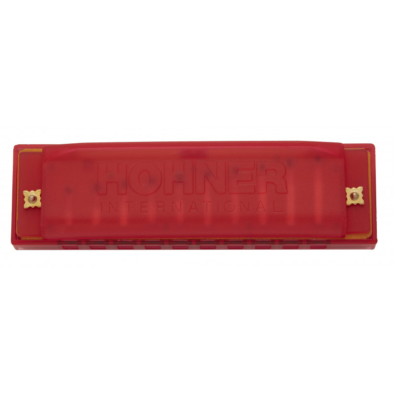 Hohner Happy Harp Red foukací harmonika čevená