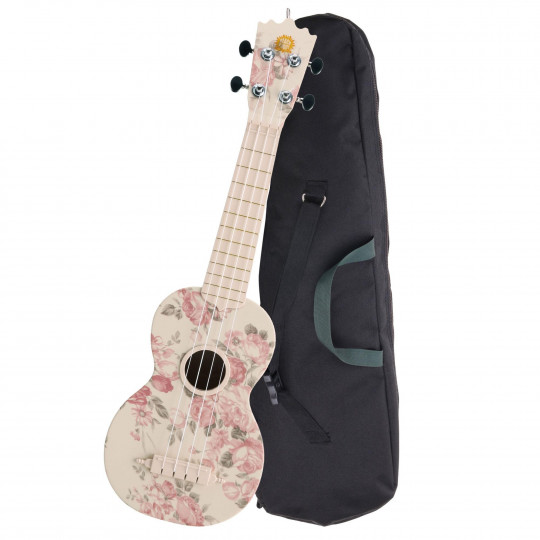 Proline Ukulele ABS plast Sopran - Desert Rose