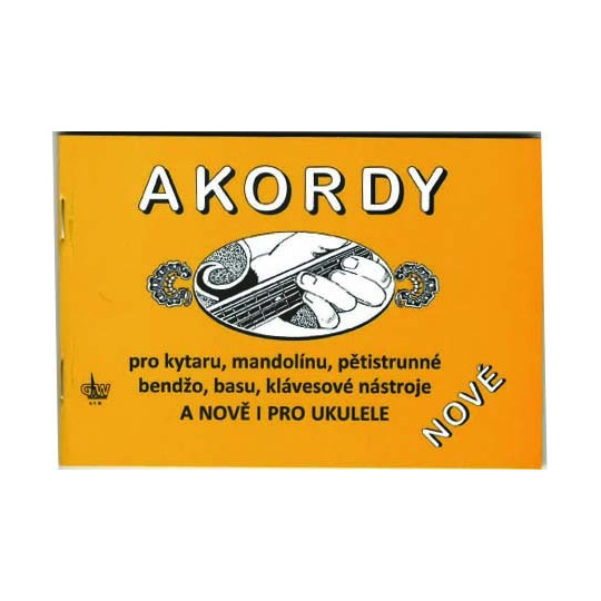 AKORDY pro kytaru, mandolínu, banjo,  basu, klávesy, ukulele