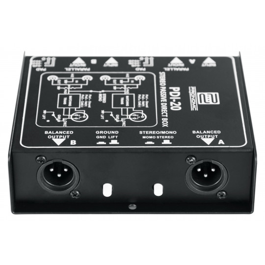 Pronomic PDI-20 passive Stereo-DI-Box