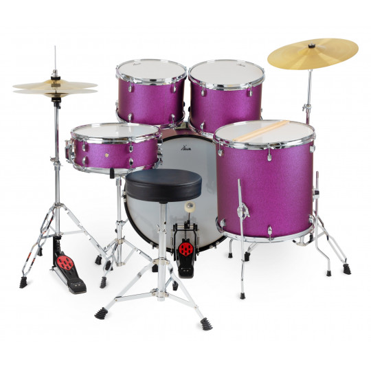 XDrum Semi 22&quot; Standard Set Satin Purple Sparkle