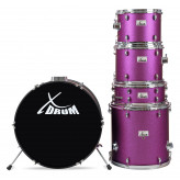 XDrum Semi 22" Standard Set Satin Purple Sparkle
