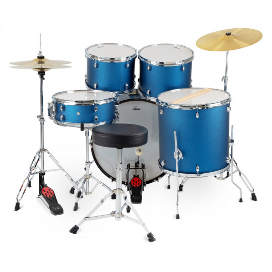 XDrum Semi 22&quot; Standard Set Satin Blue Sparkle