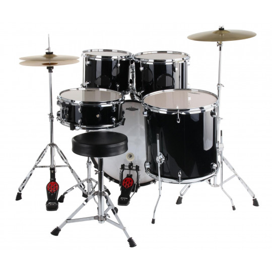 XDrum Semi 20&quot; Studio Set Midnight Black