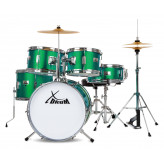 XDrum Junior Pro Emerald Green Sparkle dětská bicí sada