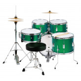 XDrum Junior Pro Emerald Green Sparkle dětská bicí sada