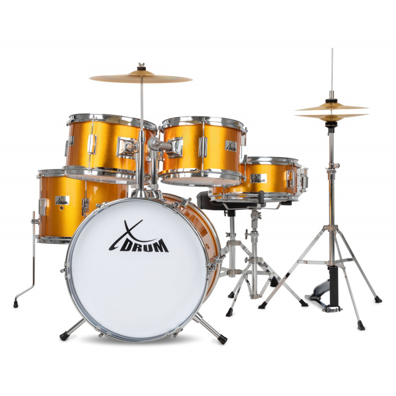 XDrum Junior Pro Sunset Gold Sparkle dětská bicí sada