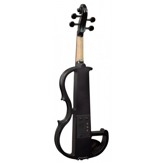 Hidersine Violin Electric Black Satin Finish