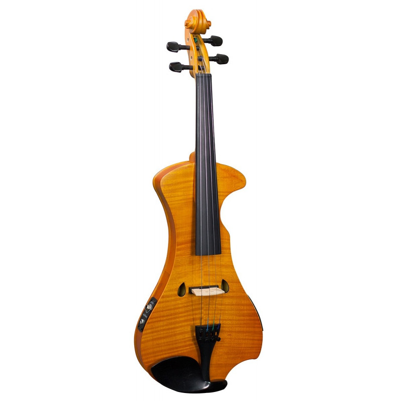 Hidersine Violin Outfit  Electric Flamed Maple Veneer