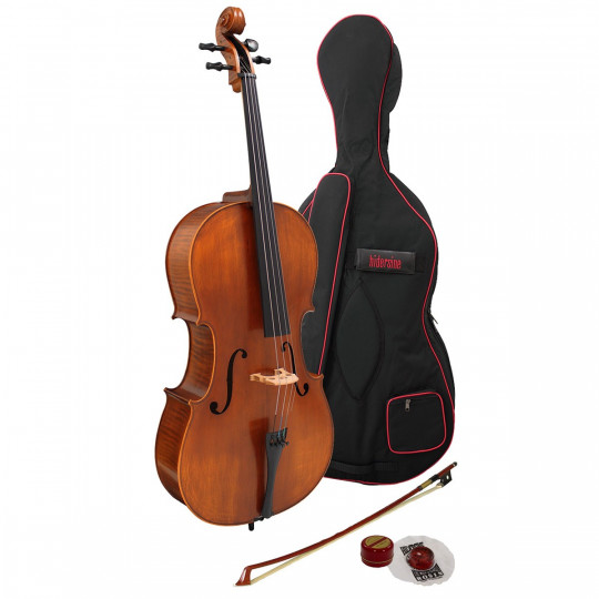 Hidersine Cello Vivente ⅛ Outfit with Graphic Flame