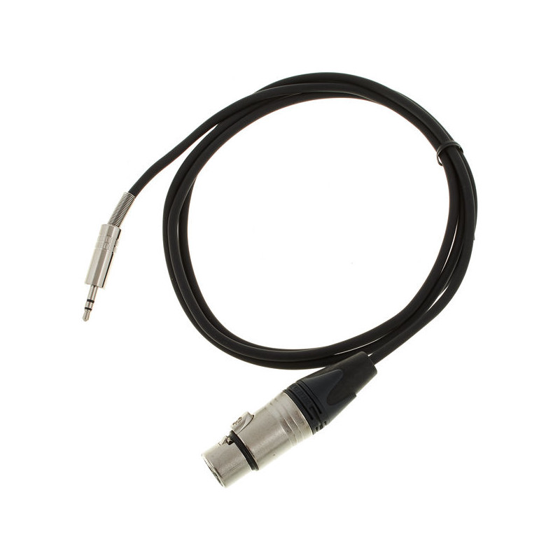 Pro snake camera cable 1,5m  3,5mm jack-XLR female