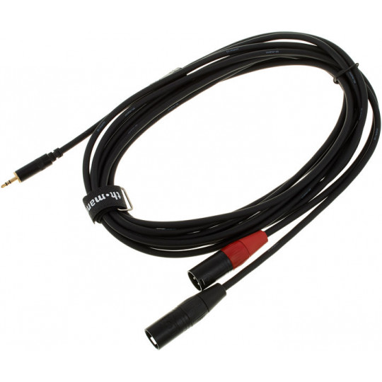 Pro snake TPY 2030 KMM Y kabel 2xXLR ON - Jack 3,5