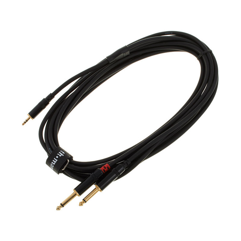 Pro Snake TPY 2030 KPP profi Y-kabel 2xJack mono-Jack 3,5 stereo