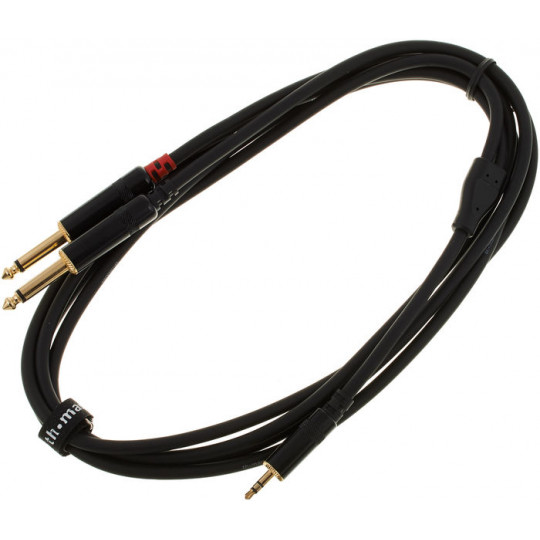 Pro Snake TPY 2030 KPP profi Y-kabel 2xJack mono-Jack 3,5 stereo