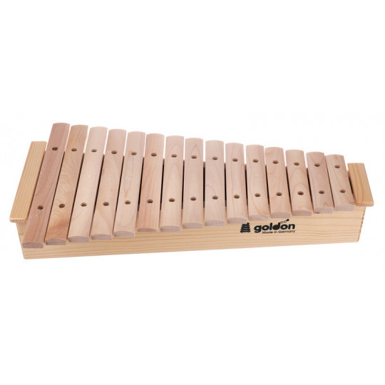 GOLDON - xylofon - 15 kamenů, zvýšený rám (11220)