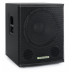 Aktivní subwoofer s výkonem 700 W (špička), 350W (RMS), max. SPL: 128 dB, 1x 15 "reproduktor s basovými reflexními porty, frekvenční rozsah: 20 - 120 Hz, extrémně robustní dřevěné pouzdro s přírubou 35 mm.