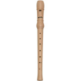 GOLDON - sopránová zobcová flétna dřevěná - typ barokní, barva přírodní (dod. v krabici) (42065)