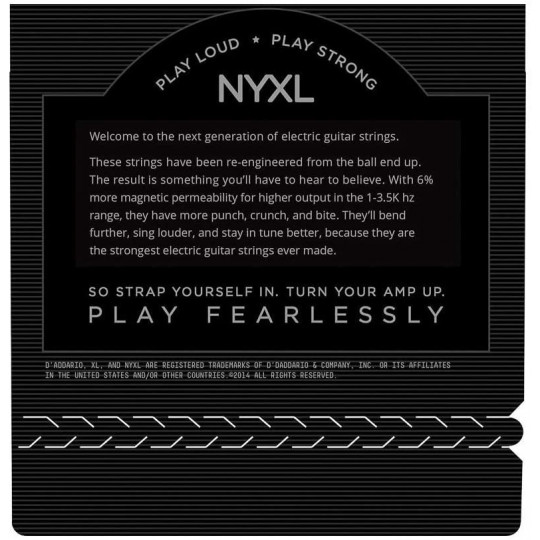 D'Addario NYXL1149 struny pro el. kytaru 11'