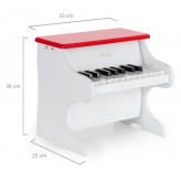 FunKey MP-18 Mini dětský klavír bílý