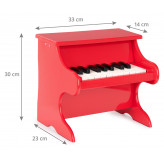 FunKey MP-18 Mini dětský klavír červený