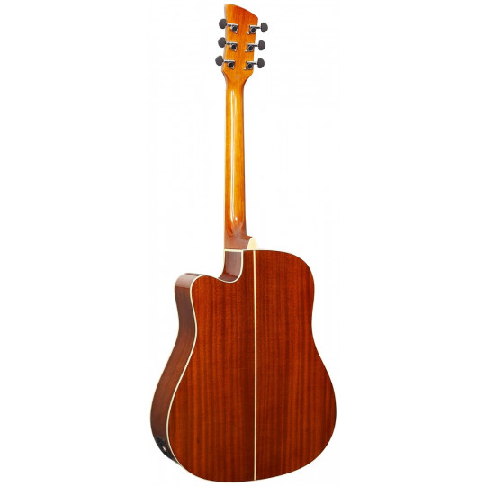 Brunswick Dreadnought kytara Natural s EQ