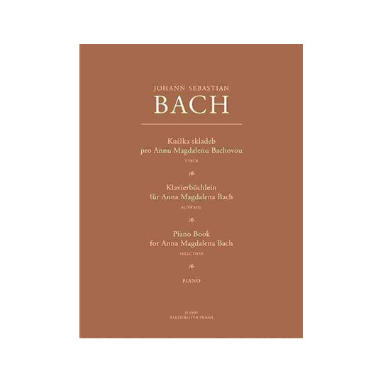 Knížka skladeb pro Annu Magdalenu Bachovou - piano