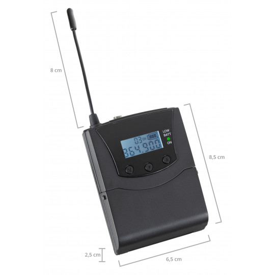 Beatfoxx Silent Disco V2 SDR-BP30 Bodypack přijímač