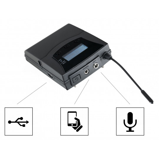 Beatfoxx Silent Guide V2 SDT-BP30 Bodypack vysílač