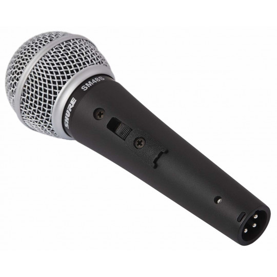 SHURE SM48S-LC - dynamický mikrofon pro zpěv/řeč s vypínačem
