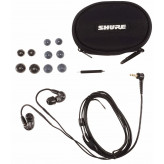 SHURE SE215-K-E - dynamická single driver mikro sluchátka(černá)