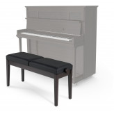 Proline klavírní stolička dvojitá palisandr