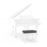 Proline klavírní stolička Deluxe matná, bílá